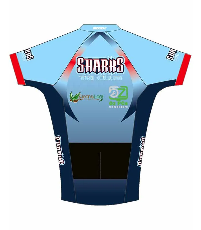 Sharks Triathlon Club Men's Optimise A.I.R. Triathlon Jersey | Triathlon Gear Sharks Triathlon Club Men's Optimise A.I.R. Triathlon Jersey | Triathlon Gear