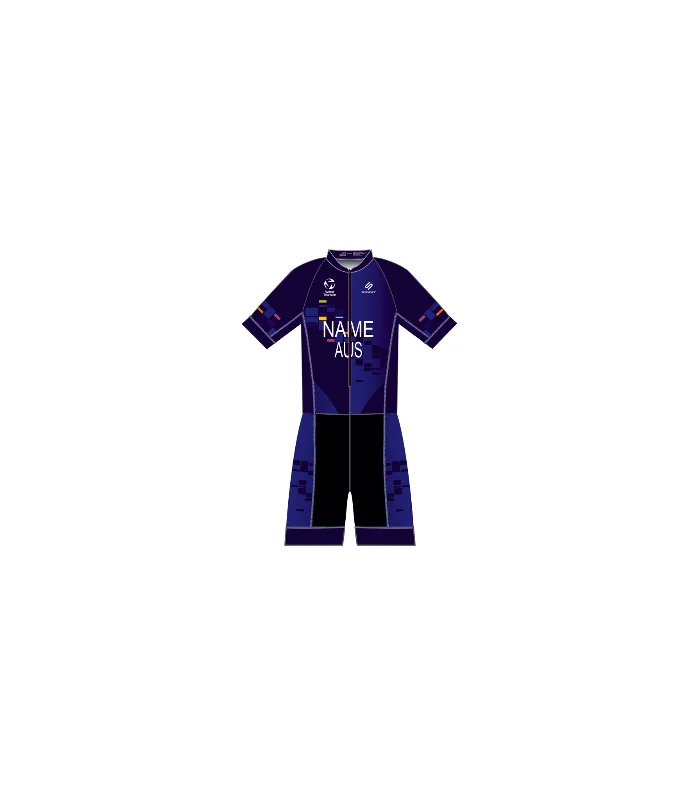 Duncraig Senior High School Women's Performance Sleeved Triathlon Suit, UPF50+