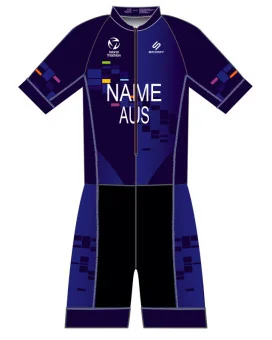 Duncraig Senior High School Men's Sleeved Performance Triathlon Suit, UPF50+