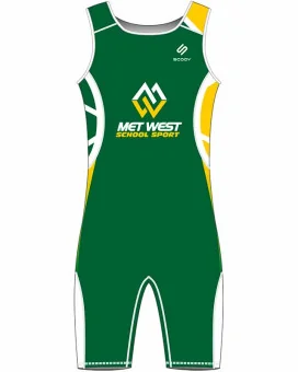 Metropolitan West School Sport Men's Elite Triathlon Suit