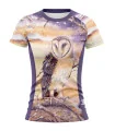 SCODY Women’s Run Shirt – Monty Owl Design, Eco Fabric