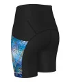 Floral Cluster 6" Medium Rise Tights by Australian artist, Chloe Hart | Made in Australia