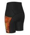 Floral Cluster 6" Medium Rise Tights by Australian artist, Chloe Hart | Made in Australia