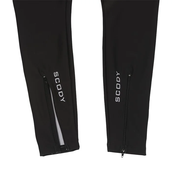 Pure Black Thermo-fit Leg Warmers | Cycling Clothing
