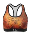 Floral Cluster Women's Crop Top, Racer Back | Made in Australia