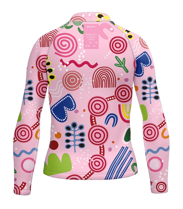 Danielle Leedie Gray's Budabai Duru Junior Surf Rashie, UPF50+| Beach Wear