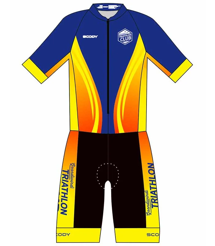 Goondiwindi Triathlon Club Men's Performance Sleeved Suit  | Triathlon Gear