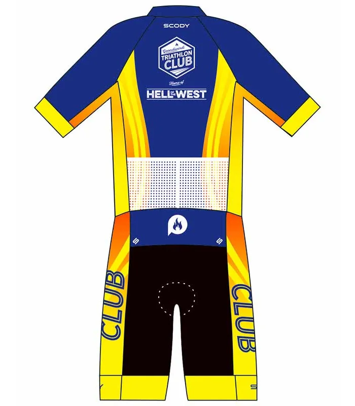 Goondiwindi Triathlon Club Men's Performance Sleeved Suit | Triathlon Gear