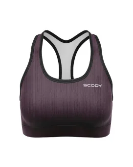 Crop Top Racer Back - Switch Plum