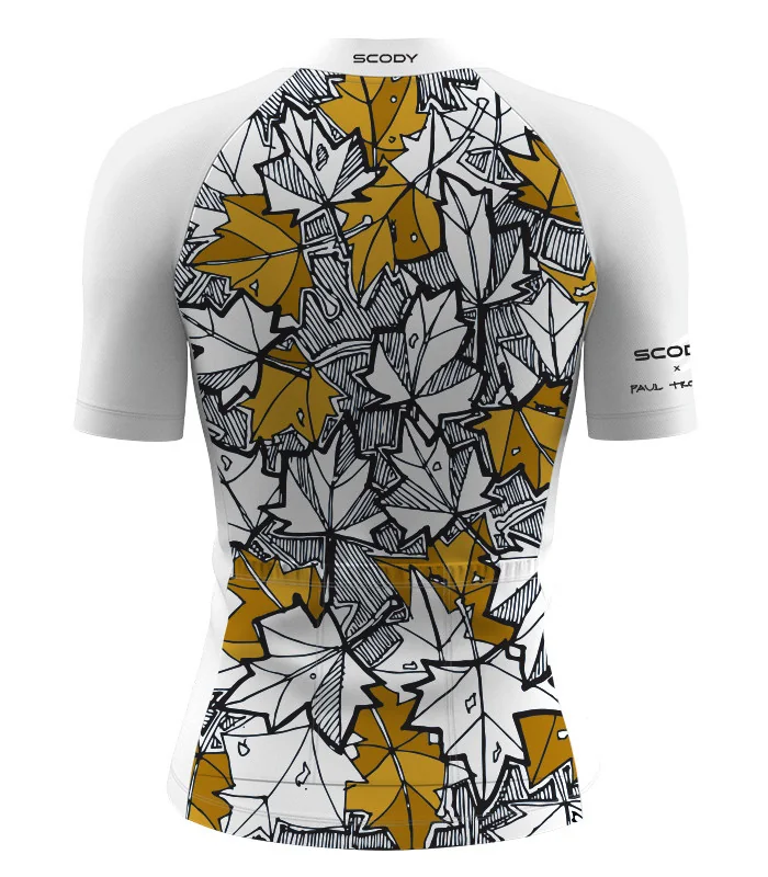 Performance Cycle Jersey Women - Autumn Leaves by Paul Trotter | Cycling Jerseys