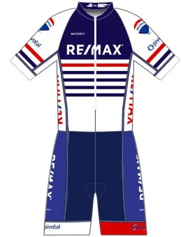 REMAX Men's Sleeved Performance Triathlon Suit, UPF50+