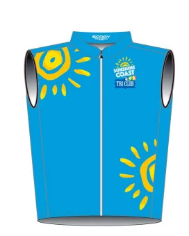 Sunshine Coast TC Women's Lightweight Windproof Cycle Gilet with Pockets