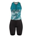 SCODY Women’s Perform Triathlon Suit – Oasis Teal Zip