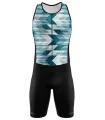 SCODY Men’s Chevron Triathlon Suit – Sleeveless Fit