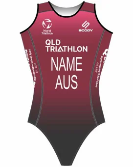 QRSS QLD State Women's Elite Triathlon Swimsuit | Triathlon Gear