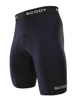 Navy Cycle Shorts, X-Opaque Cuff, Accent