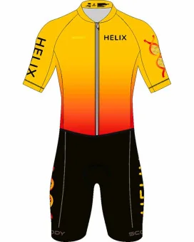 Helix Triathlon Club Accelerate Triathlon Suit, Aero, Zip Through - Women