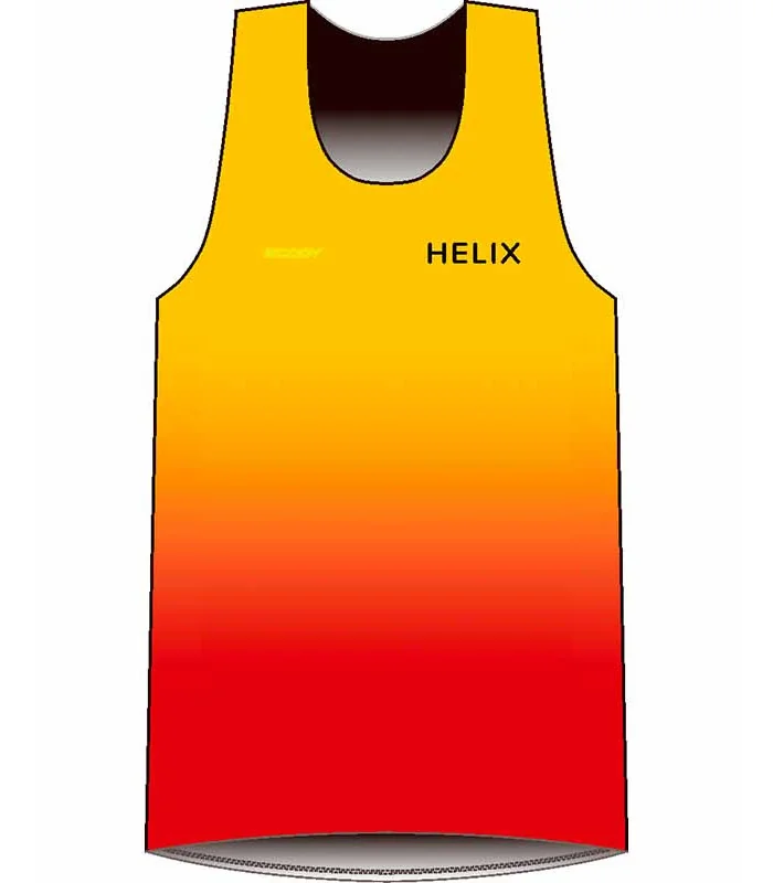 Helix Triahlon Ultra Light Weight Run Singlet, Men