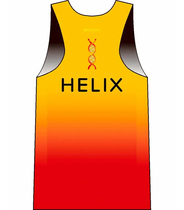 Helix Triahlon Ultra Light Weight Run Singlet, Men