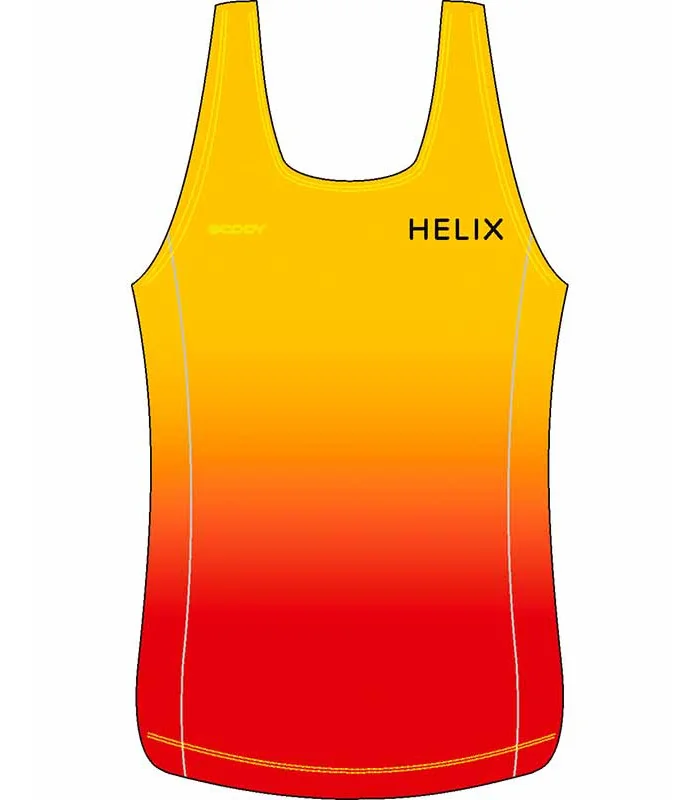 Helix Triathlon Ultra Light Weight Run Singlet, Women