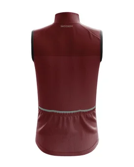 Windproof Cycle Gilet  - Staple Mars Red| Cycling Clothing | Made in Australia