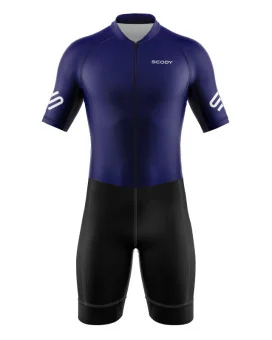 Men's Navy UV Protect triathlon suit for sale at Scody Australia. Flexible payment options available. | Triathlon Gear