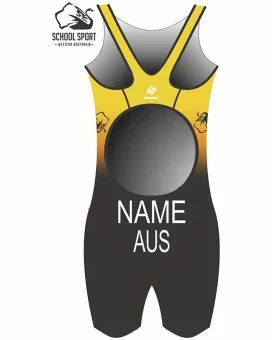 WA Triathlon School Sport Women's Elite Triathlon Suit