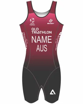 QLD Triathlon State Women's Elite Lamina Triathlon Suit | Triathlon Gear