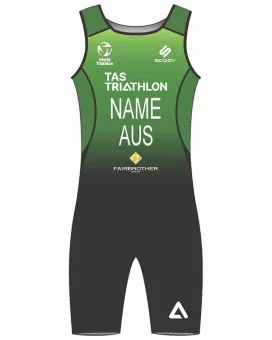 AusTriathlon TAS State Junior Elite Triathlon Suit | Made in Aus