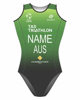 AusTriathlon TAS State Women's Elite Triathlon Swimsuit