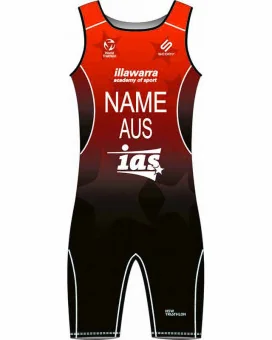 Illawarra Academy of Sport Men's Elite Triathlon Suit