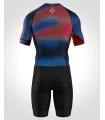 Men's Honeycomb Maroon UV Protect triathlon suit for sale at Scody Australia. Flexible payment options | Triathlon Gear