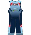 Sharks Triathlon Club Men's Sleeveless Performance Triathlon Suit