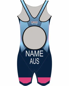 Sharks Triathlon Club Women's Open Back Triathlon Suit