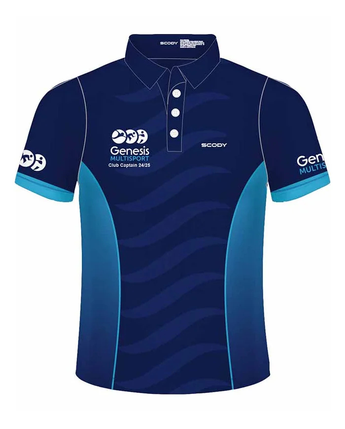 Genesis Sport & Aquatics Men's Club Captain Polo Shirt