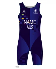 Men's Triathlon Suit, named and swim optimised | Made in Australia