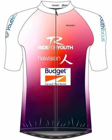 Hawaiian Ride For Youth TEAM1 Men's Cycle Jersey