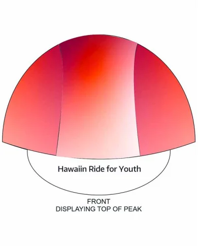 Hawaiian Ride for Youth Cycle Cap, Coolmax® - One size fits all