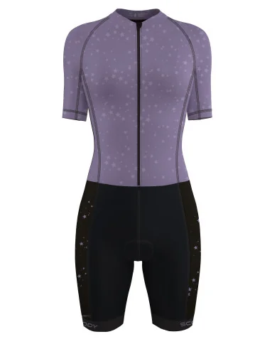 Stardust Jacaranda 3/4 Zip Women's Aero Triathlon Suit | Triathlon Gear
