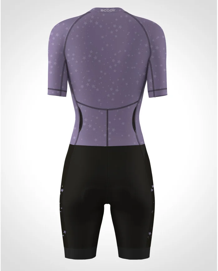 Stardust Jacaranda 3/4 Zip Women's Aero Triathlon Suit | Triathlon Gear