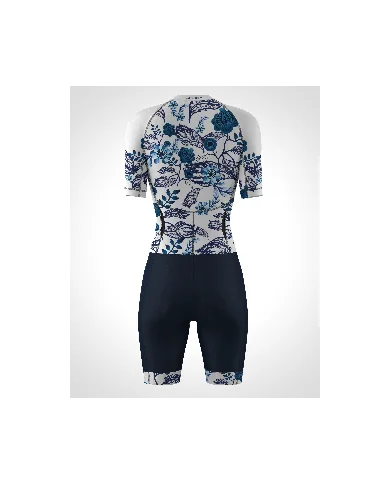 Botanic 3/4 Zip Women's Aero Triathlon Suit | Triathlon Gear
