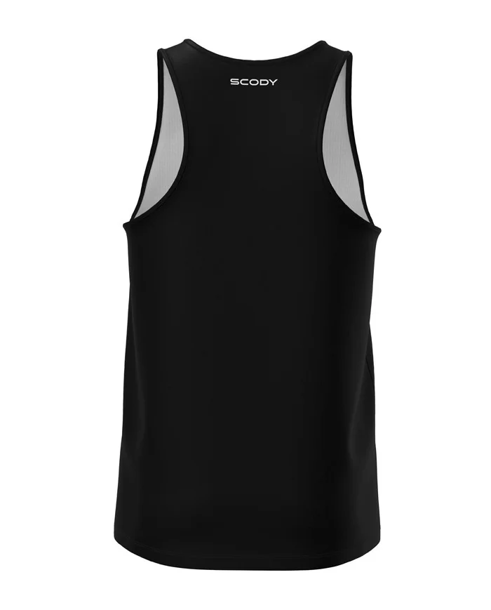 Black Run Singlet, Ultra Lightweight - Men