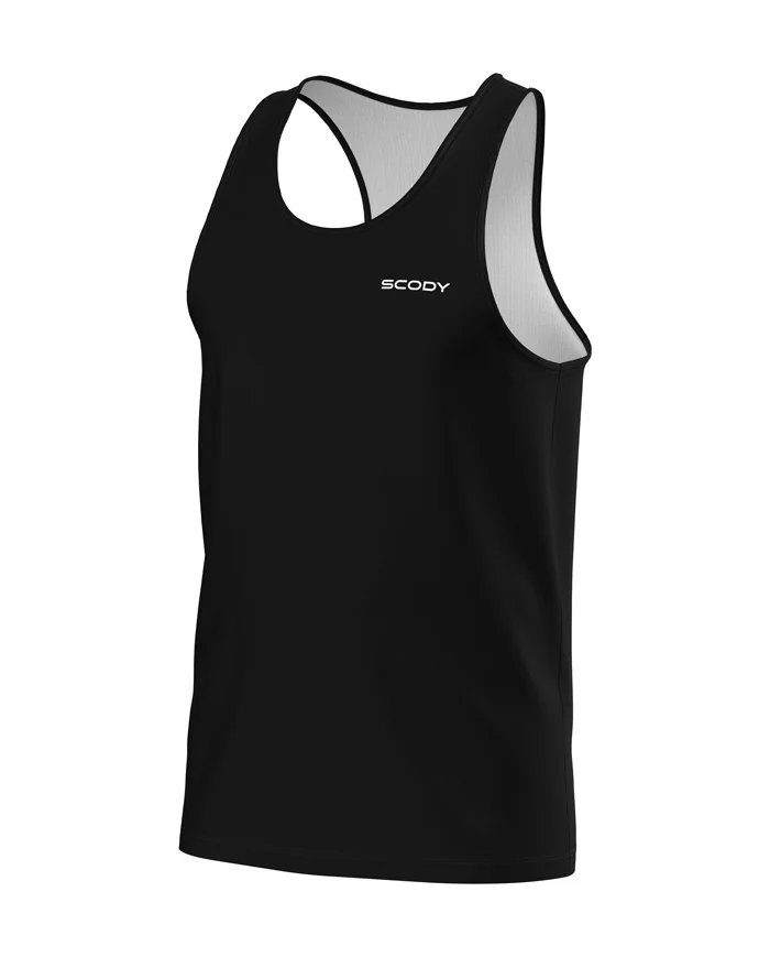 Black Run Singlet, Ultra Lightweight - Men