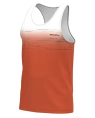 Ochre Orange Transition Run Singlet, Ultra Lightweight - Men | Running Singlet