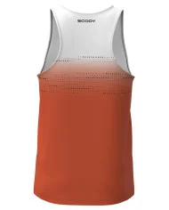 Ochre Orange Transition Run Singlet, Ultra Lightweight - Men | Running Singlet