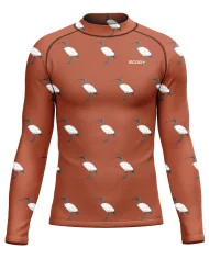 Bin Chicken, Ochre Men's Surf Rashie, UPF50+ | Beach Wear