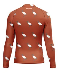 Bin Chicken, Ochre Men's Surf Rashie, UPF50+ | Beach Wear