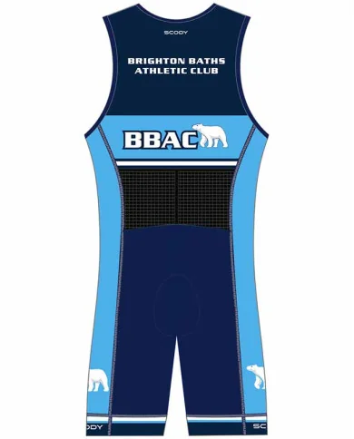 Brighton Baths Athletic Club Mens Triathlon Suit - Classic