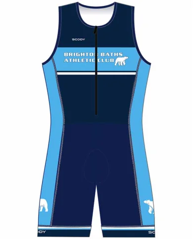 Brighton Baths Athletic Club Mens Triathlon Suit - Classic