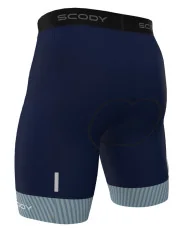 Navy Cycle Shorts with Quilted Cuffs | made in Australia